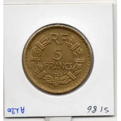 5 francs Lavrillier 1945 Sup, France pièce de monnaie