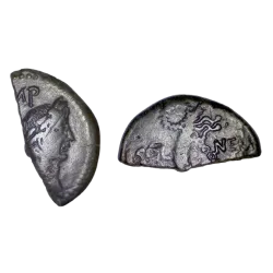 Demi dupondius ou as de nimes (-2 à +14), type III atelier Nimes