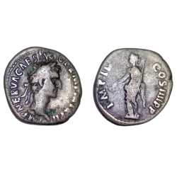 Denier de Nerva (98) Ric 43 Libertas atelier Rome