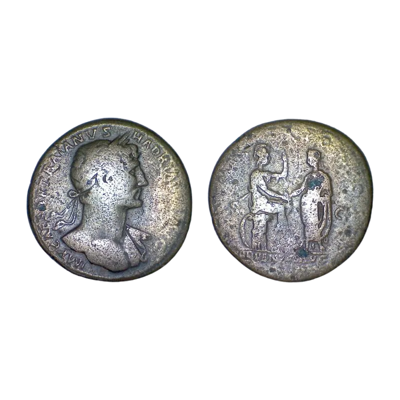 Sesterce Hadrien (118) RIC 585 ADVENTVS atelier Rome Sesterce Hadrien (118) RIC 585 ADVENTVS atelier Rome