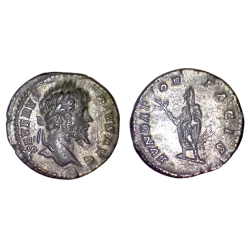 Denier de Séptime Sévère (201) RIC 265 FVNDATOR PACIS atelier Rome