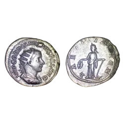Antoninien de Gordien III (241) Ric 113 LAETITIA AVGN atelier Rome