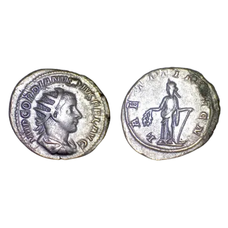Antoninien de Gordien III (241) Ric 113 LAETITIA AVGN atelier Rome