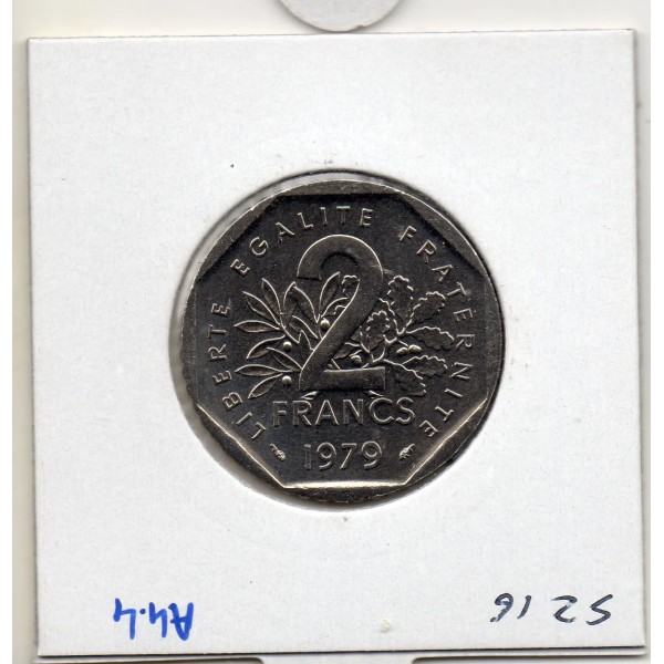 2 francs Semeuse Nickel 1979 Spl, France pièce de monnaie