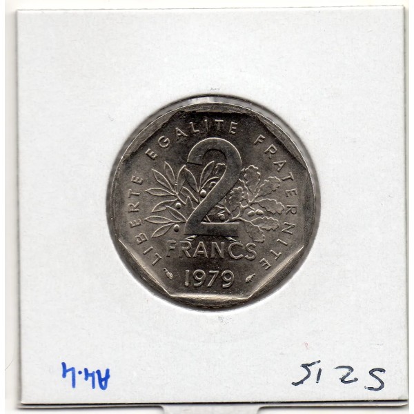 2 francs Semeuse Nickel 1979 Spl, France pièce de monnaie