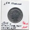 2 francs Morlon 1945 C Castelsarrasin TTB nettoyée, France pièce de monnaie