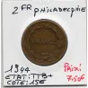 2 francs Philadelphie France Libre 1944 TTB+, France pièce de monnaie
