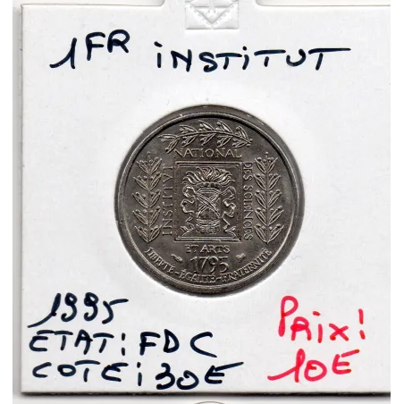 1 franc Institut Nickel 1995 FDC, France pièce de monnaie