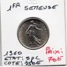 1 franc Semeuse Nickel 1960 Spl, France pièce de monnaie