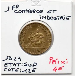 Bon pour 1 franc Commerce Industrie 1923 Sup, France pièce de monnaie