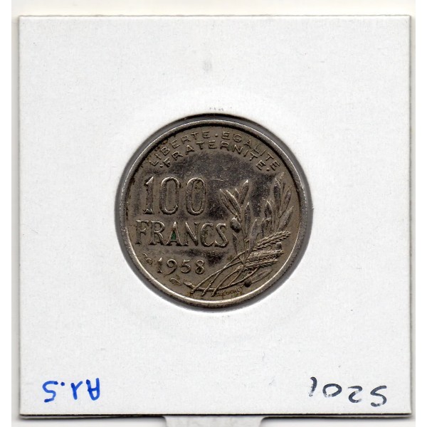100 francs Cochet 1958 TTB, France pièce de monnaie