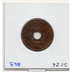 20 centimes état Français 1944 fer TTB-, France pièce de monnaie