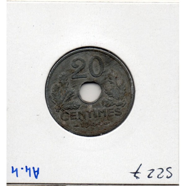 20 centimes état Français 1944 TTB-, France pièce de monnaie