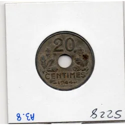 20 centimes état Français 1944 TTB, France pièce de monnaie
