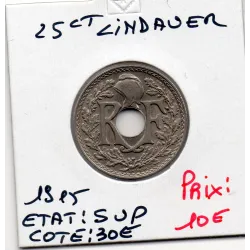 25 centimes Lindauer 1915 Sup, France pièce de monnaie