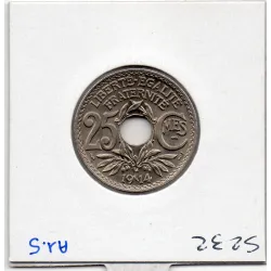 25 centimes Lindauer 1914 Sup+, France pièce de monnaie
