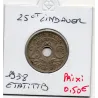 25 centimes Lindauer .1938. TTB, France pièce de monnaie