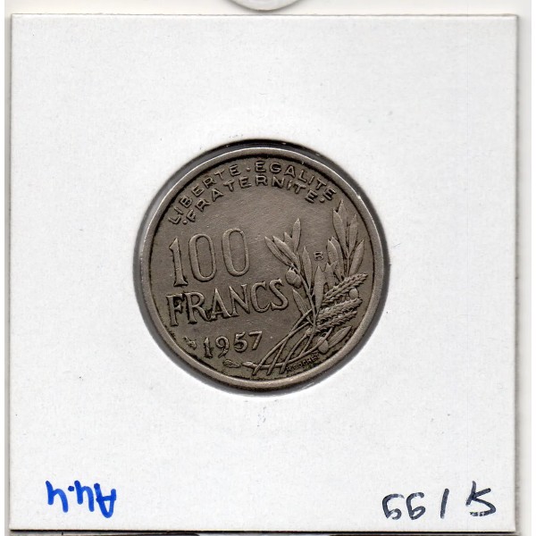 100 francs Cochet 1957 B Sup-, France pièce de monnaie