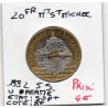 20 francs Mont St Michel 1992 V fermé 5 cannelures Sup+, France pièce de monnaie