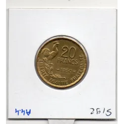 20 francs Coq Georges Guiraud 3 faucilles 1950 Spl, France pièce de monnaie
