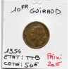 10 francs Coq Guiraud 1954 TTB, France pièce de monnaie