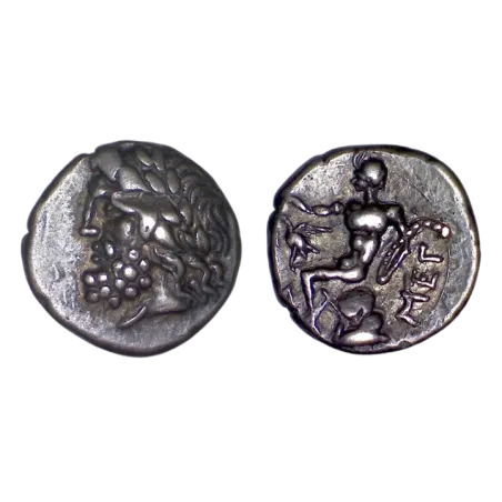 Arcadie, Megalopolis Hemidrachme Argent (-234 à -146) Zeus et Pan