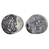 Théssalie, ligue Thessalienne Double Victoriat Argent (-196 à -146) Magistrat Trasilos