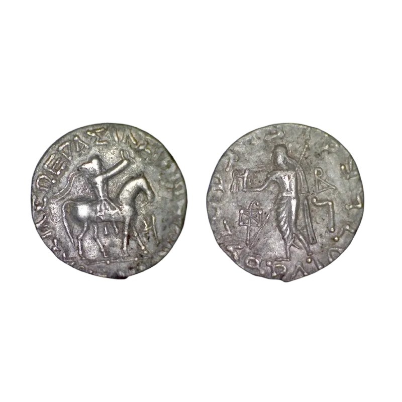 Bactriane, Indo Scythe Azes ou Azes II tetradrachme (-48 à +20) Zeus