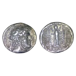 Syrie, SÉLEUCIDE Demetrios III tetradrachme argent (an 219 -95 à -94)  Damas