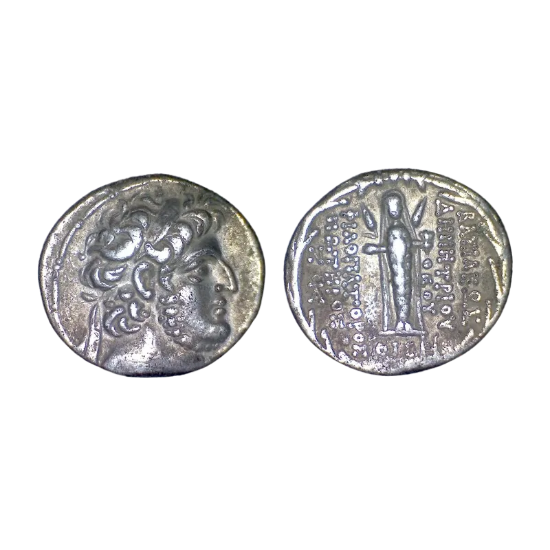 Syrie, SÉLEUCIDE Demetrios III tetradrachme argent (an 219 -95 à -94) Damas Syrie, SÉLEUCIDE Demetrios III tetradrachme argent (an 219 -95 à -94) Damas
