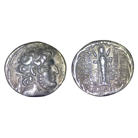 Syrie, SÉLEUCIDE Demetrios III tetradrachme argent (an 219 -95 à -94)  Damas