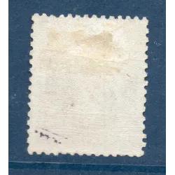Timbre France Yvert No 22 Empire 20c bleu Neuf * sur charnière