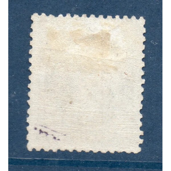 Timbre France Yvert No 22 Empire 20c bleu Neuf * sur charnière