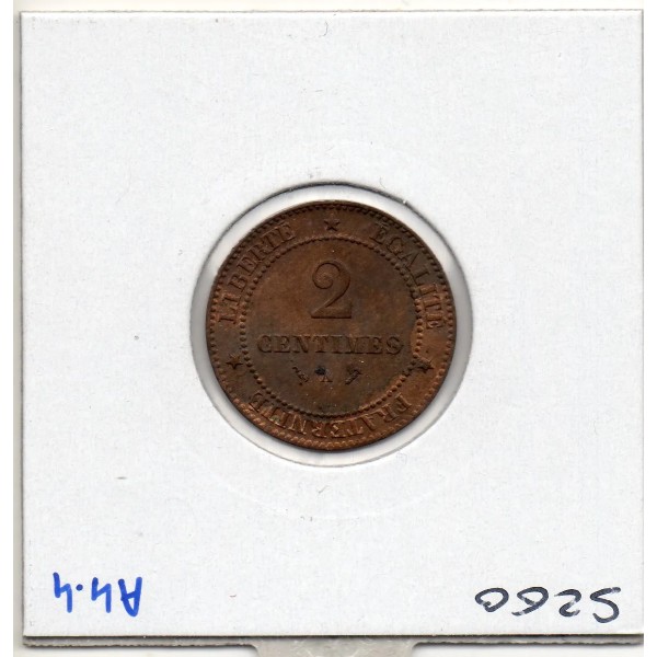 2 centimes Cérès 1884 A Sup-, France pièce de monnaie