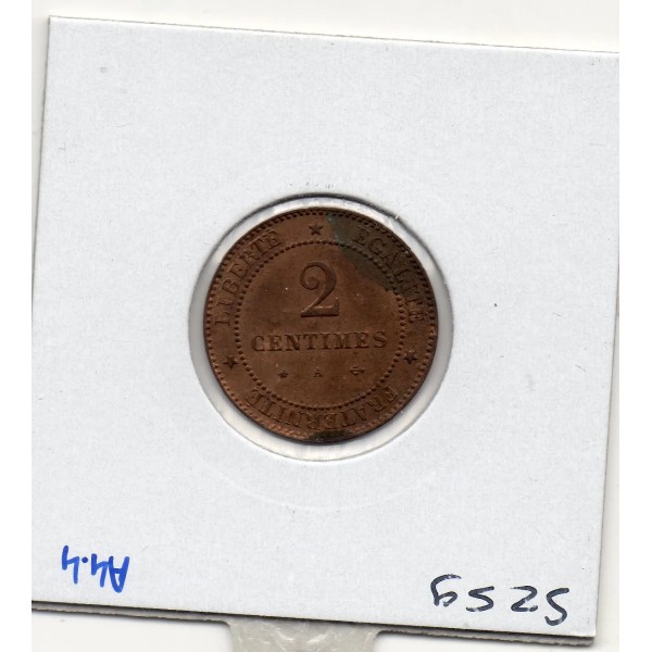 2 centimes Cérès 1877 A Paris Sup-, France pièce de monnaie