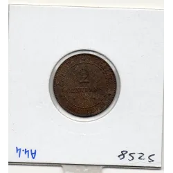 2 centimes Cérès 1877 A Paris Sup, France pièce de monnaie