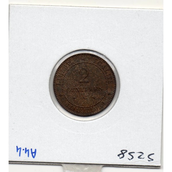 2 centimes Cérès 1877 A Paris Sup, France pièce de monnaie