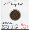 1 centime Dupré 1850 A paris TTB, France pièce de monnaie