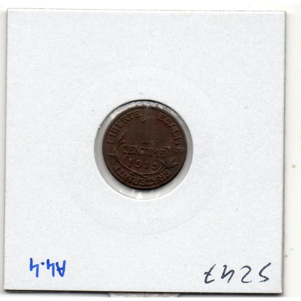 1 centime Dupuis 1919 Sup, France pièce de monnaie