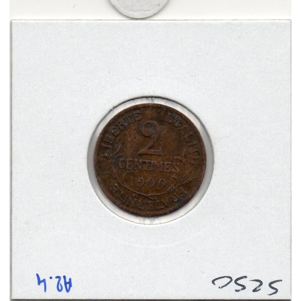 2 centimes Dupuis 1900 TTB+, France pièce de monnaie
