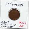 2 centimes Dupuis 1903 Sup, France pièce de monnaie