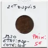 2 centimes Dupuis 1920 Sup-, France pièce de monnaie