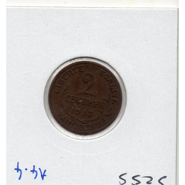 2 centimes Dupuis 1913 TTB+, France pièce de monnaie
