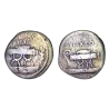 Denier Famille Pompeia, Quintus Pompeius Rufus et Svlla (-54), sear 400