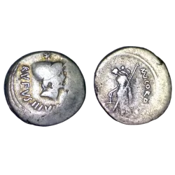 Denier Famille Cordia, Mneius Cordius Rufus (-46), sear 440