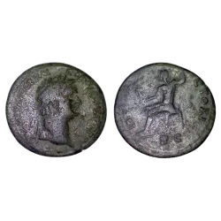 Sesterce de Domitien (88-89) RIC 358 IOVI VICTORI atelier Rome