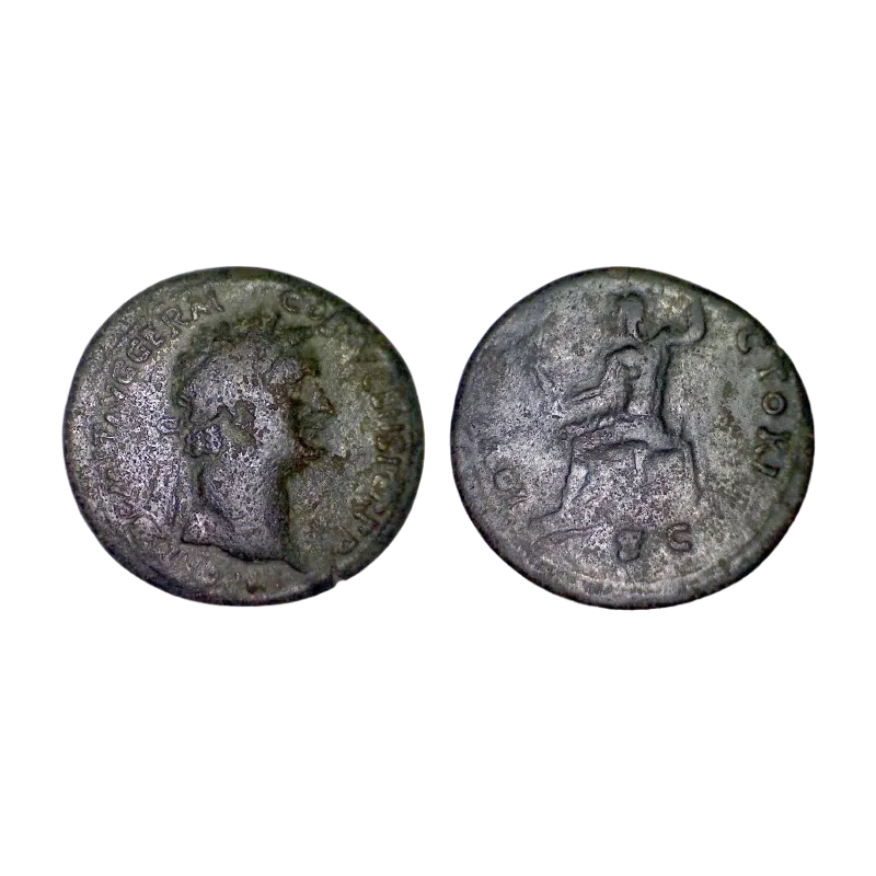Sesterce de Domitien (88-89) RIC 358 IOVI VICTORI atelier Rome