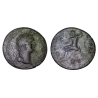 Sesterce de Domitien (88-89) RIC 358 IOVI VICTORI atelier Rome