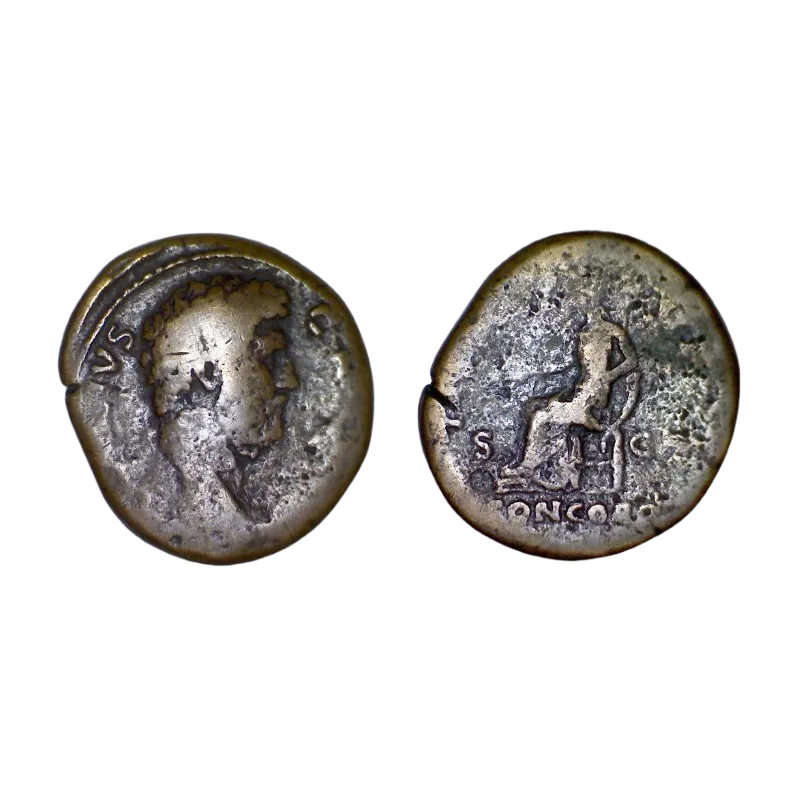 Sesterce d'Aelius (137) RIC 1057 CONCORD atelier Rome Sesterce d'Aelius (137) RIC 1057 CONCORD atelier Rome