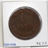 10 centimes siege Anvers 1814 TTB gad 191a, France pièce de monnaie